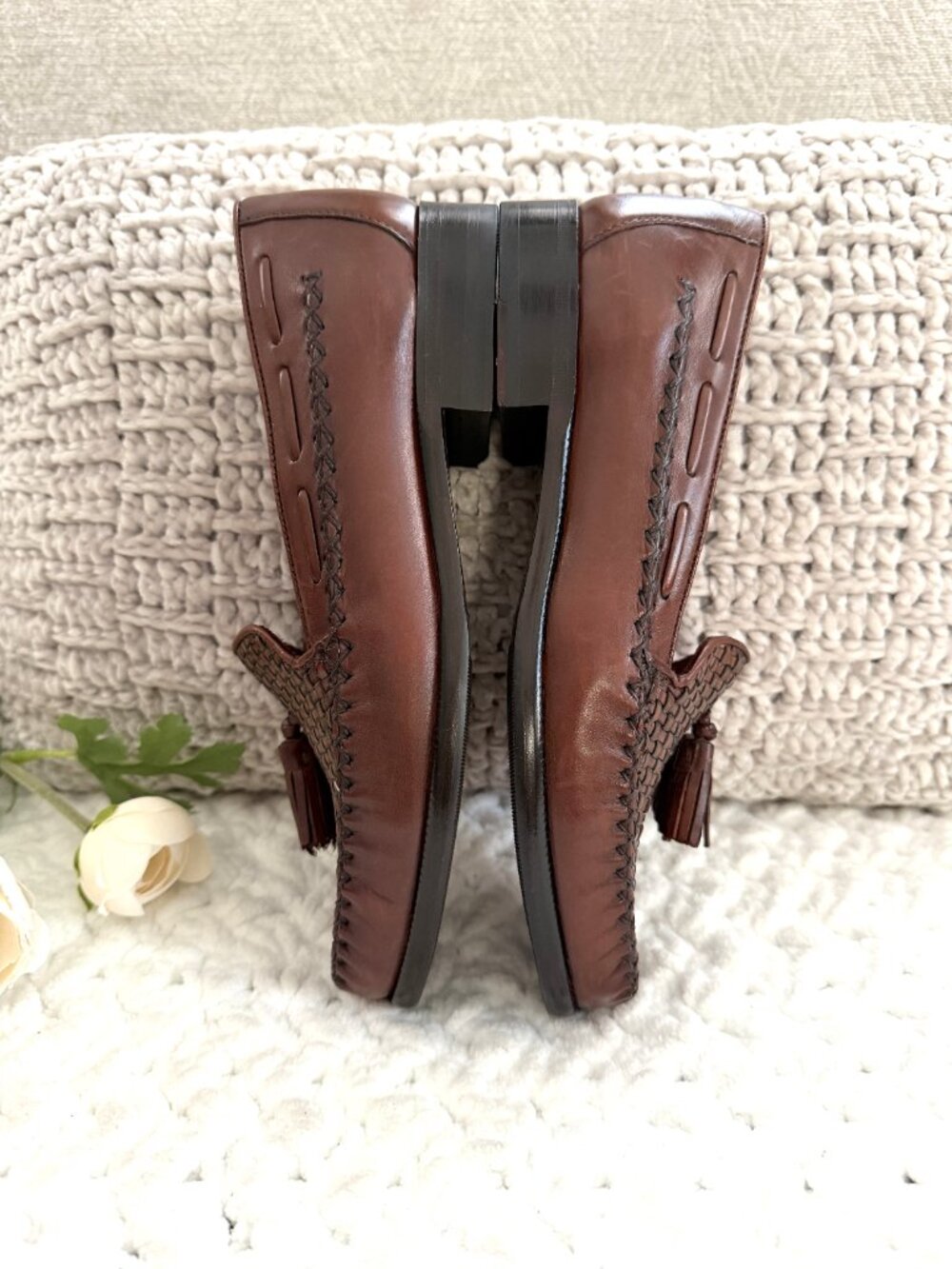 NEW Cole Haan Country Tassel Loafers (Brown) 6.5 - Picture 8 of 11